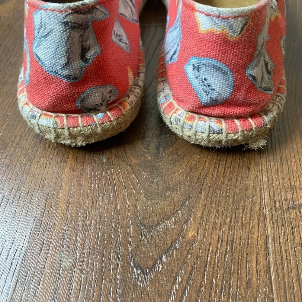 Star Wars Ubuntu Yoda Jute Afridrille Slip On Salmon Color Espadrille Shoe SZ 10